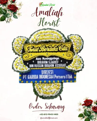 Papan Bunga Duka di Kedungbanjar