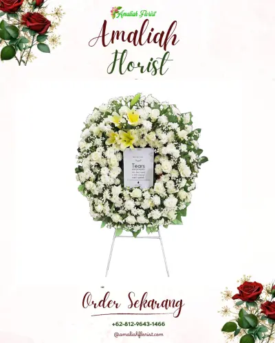 Krans Bunga Duka Cita di Kedungbanjar